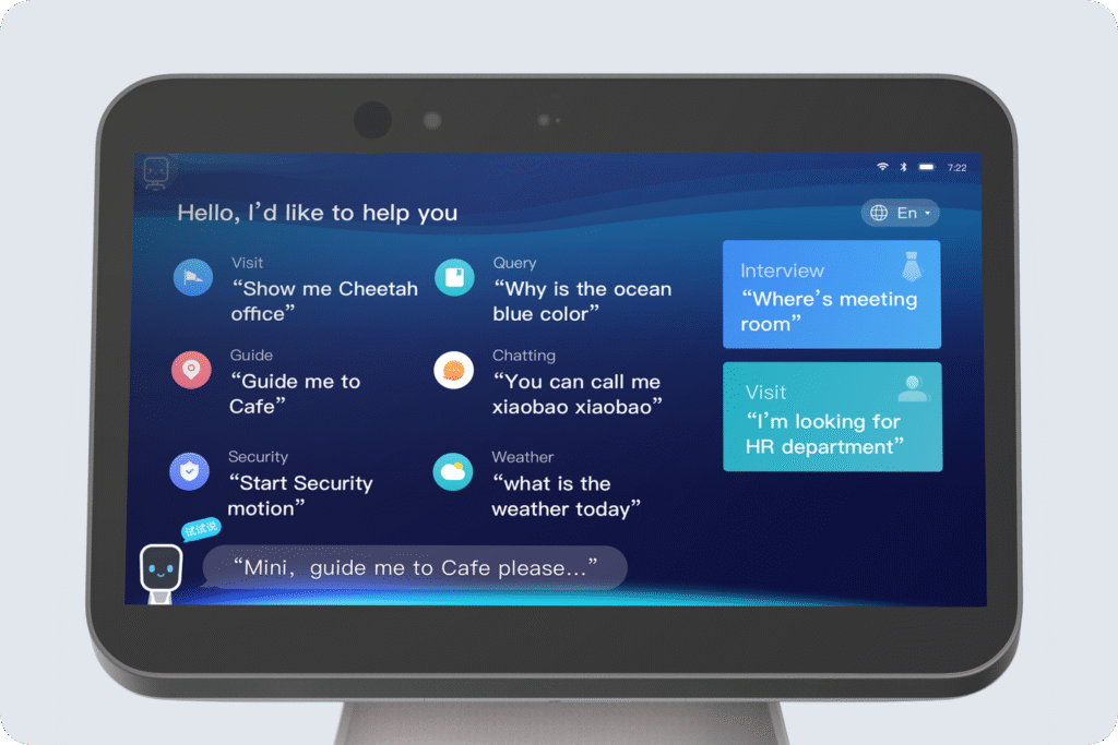Écran tactile 14 pouces GreetingBot Mini