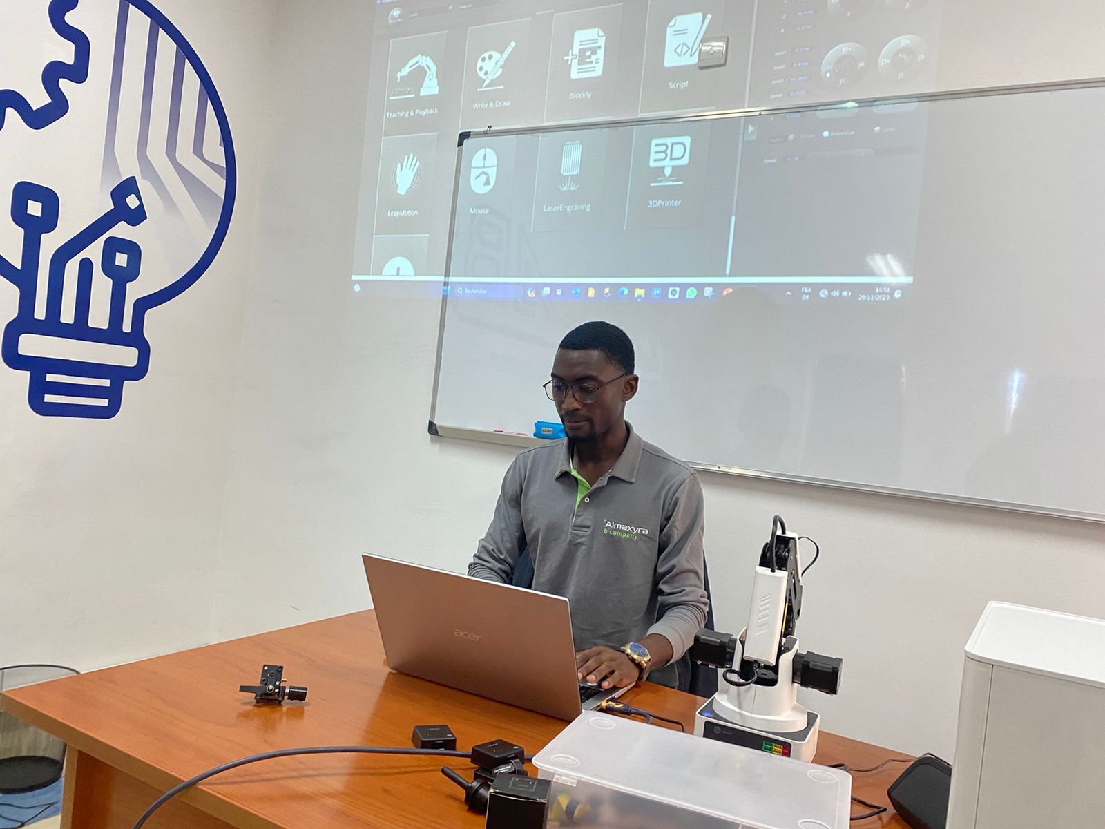 plateforme robotique Industrie 4.0